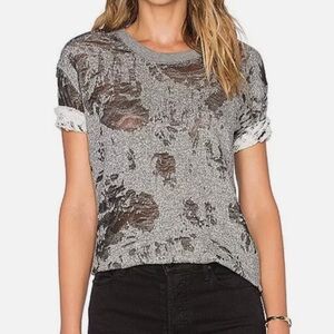 IRO Grey Distressed Shirt
